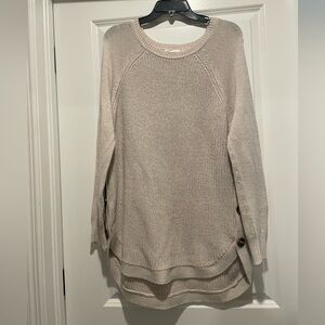 RD Style Women's Beige Crew Neck Sweater
